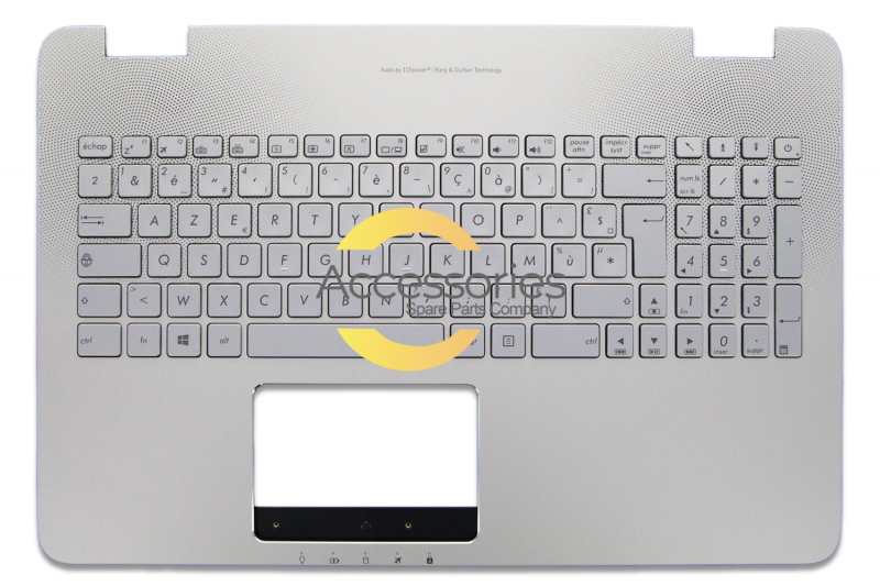 Asus Silver Backlight French Keyboard