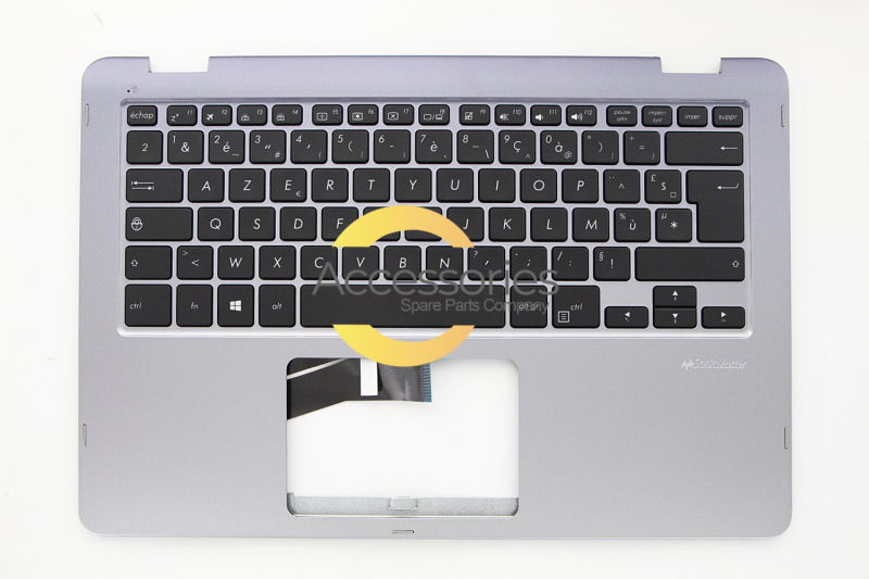 Asus French Grey backlit keyboard