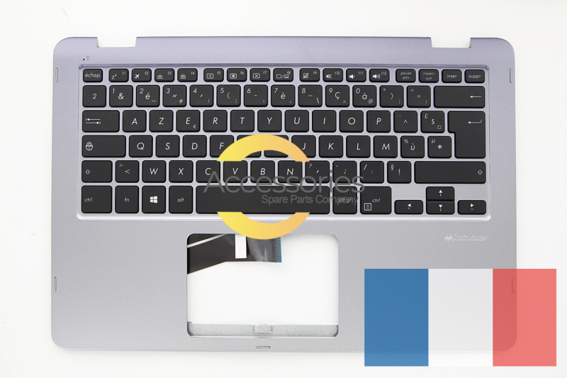 Asus French Grey backlit keyboard
