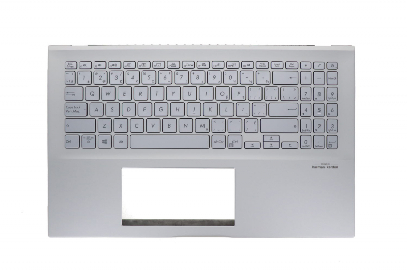 Backlit silver Canadian VivoBook keyboard
