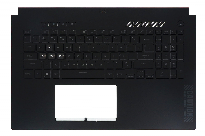 Asus TUF Gaming American Black Backlit AZERTY Keyboard - Official Asus