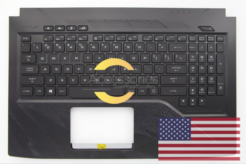 Asus Black US QWERTY Backlit Keyboard ROG Etion