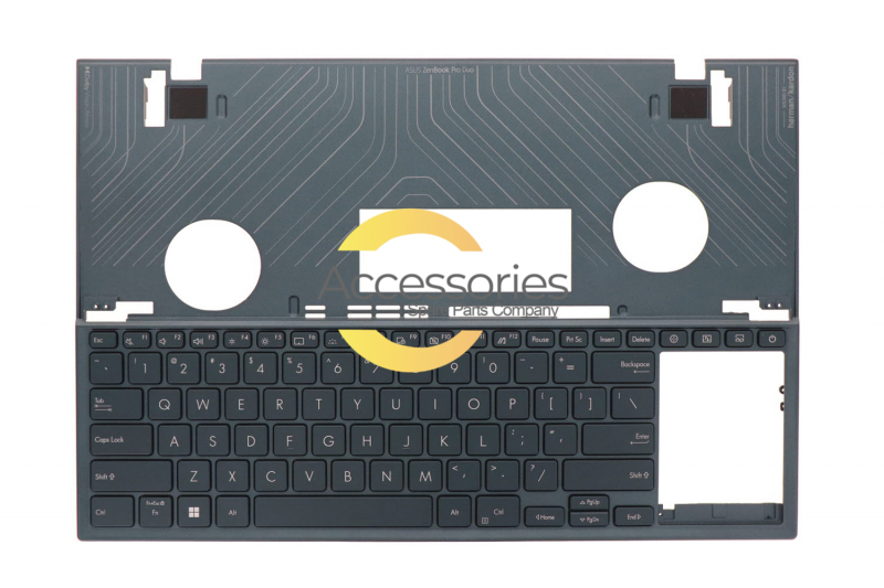 Asus ZenBook Backlit American Layout Blue Keyboard
