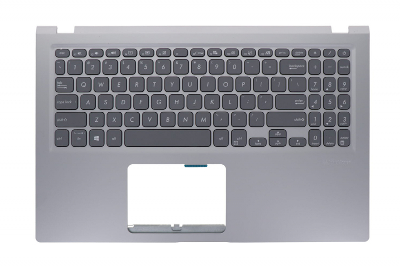 Official Silver Asus VivoBook QWERTY Keyboard Official silver Asus VivoBook QWERTY keyboard