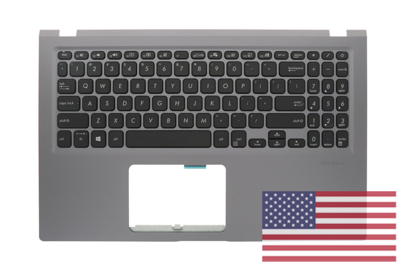 Original Gray American Asus VivoBook Keyboard