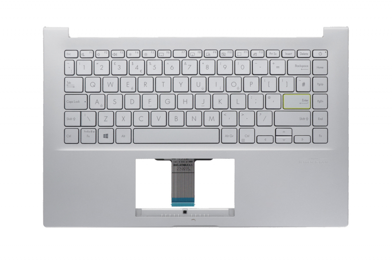 Official Asus Silver QWERTY English Keyboard