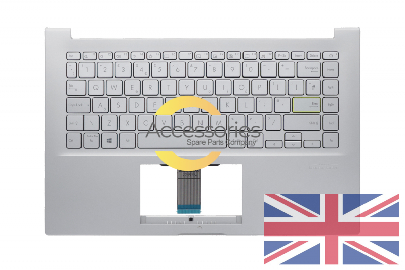 Asus Silver English keyboard