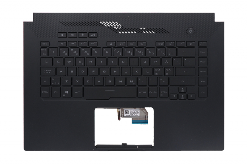 Asus ROG Zephyrus Black Backlit Nordic keyboard