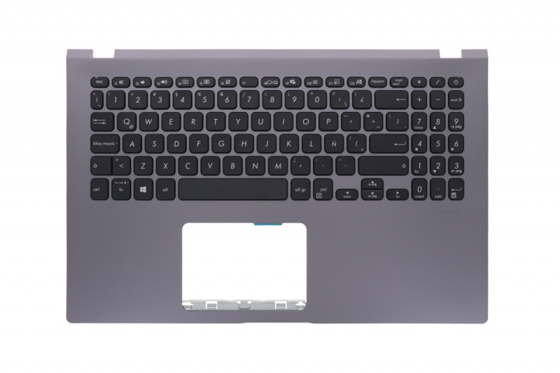 Authentic Latin American Asus QWERTY Keyboard Gray