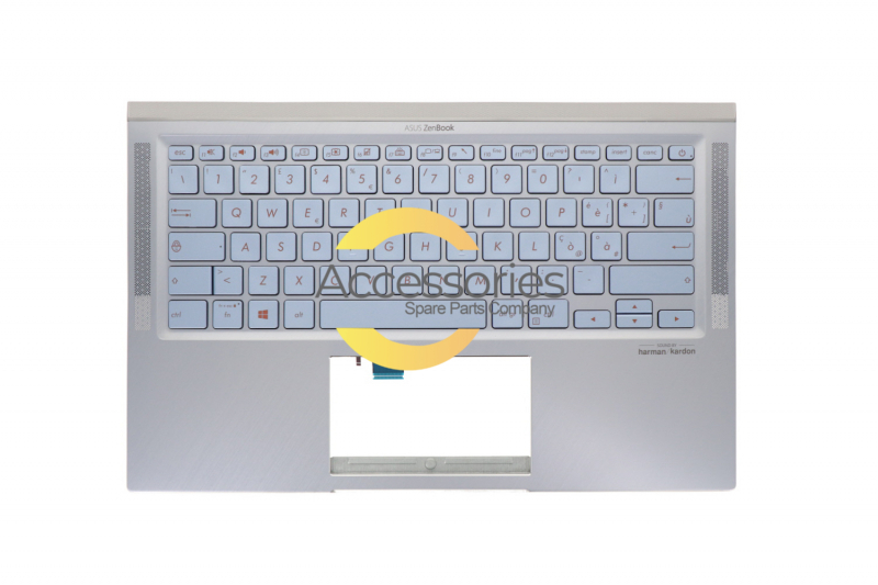 Asus Italian silver-blue backlit keyboard