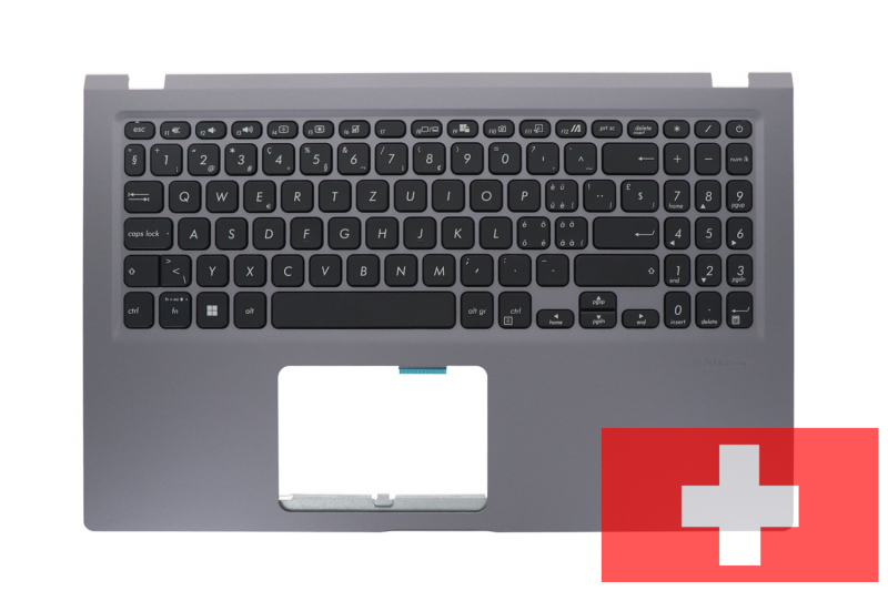 Swiss Grey Asus VivoBook Keyboard
