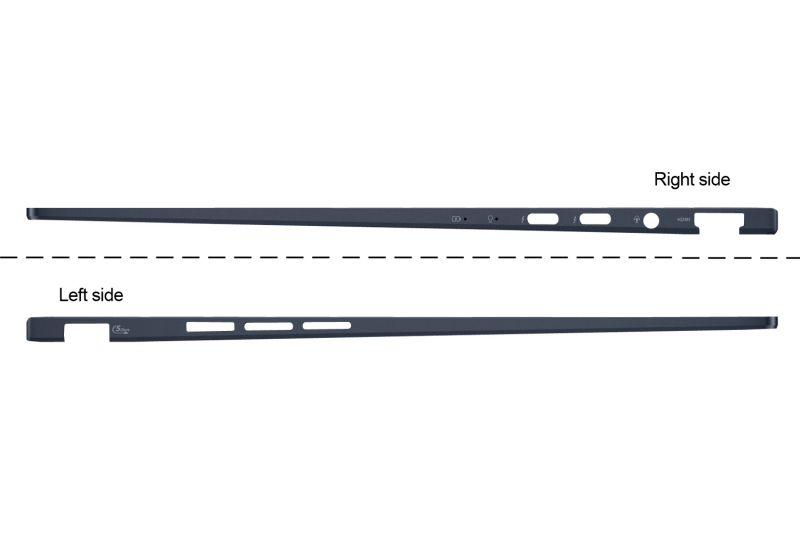 Asus ZenBook American Silver Backlit keyboard