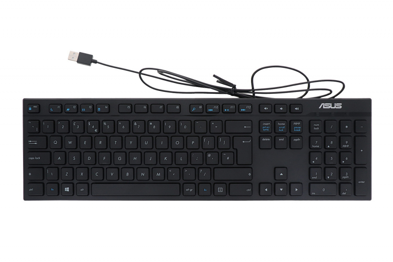 Asus Black wired English keyboard - 0K001-00360N00