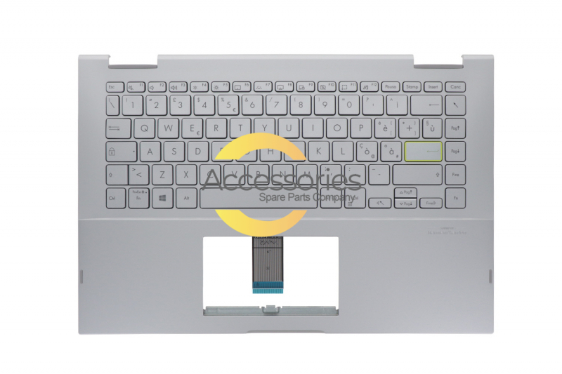 Asus VivoBook Flip Backlit Italian silver keyboard