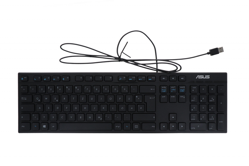 Asus German Wired Black Keyboard (OEM)