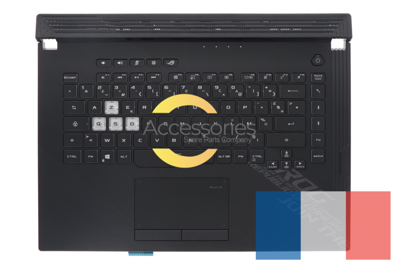Asus backlit black keyboard