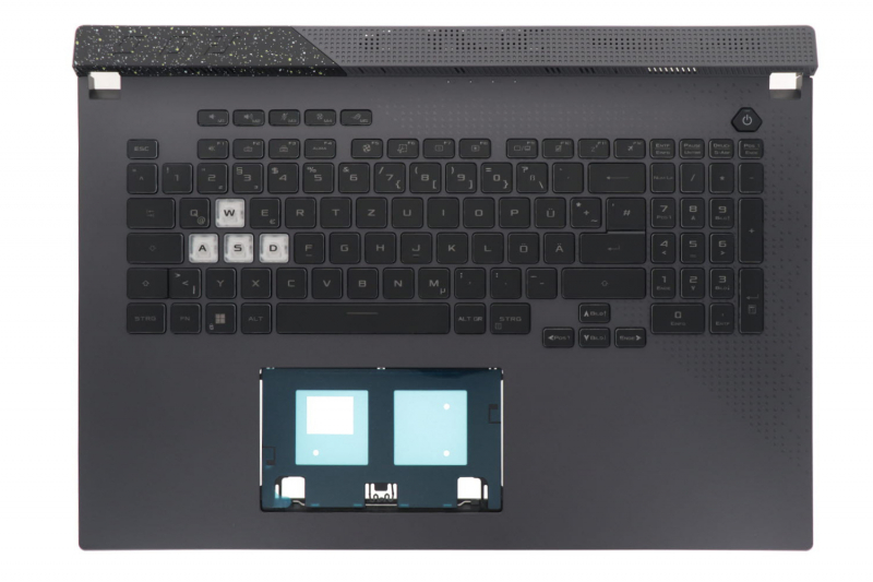 Backlit German keyboard for Asus ROG Strix G17