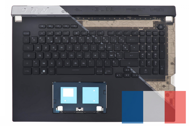Asus ROG Strix Scar 17 Black Backlit Keyboard