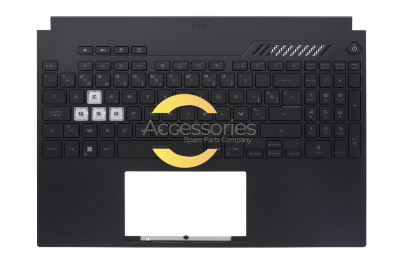 Asus black backlit Belgian keyboard