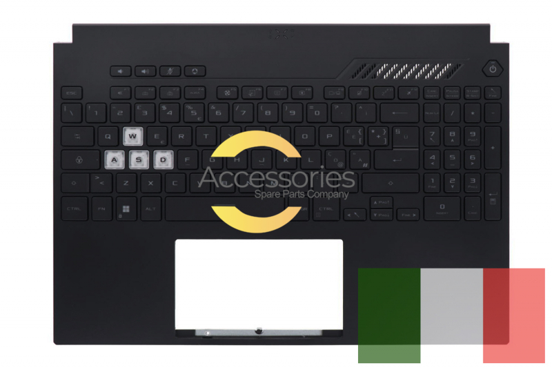 Asus TUF Gaming Asus Italian backlit black keyboard