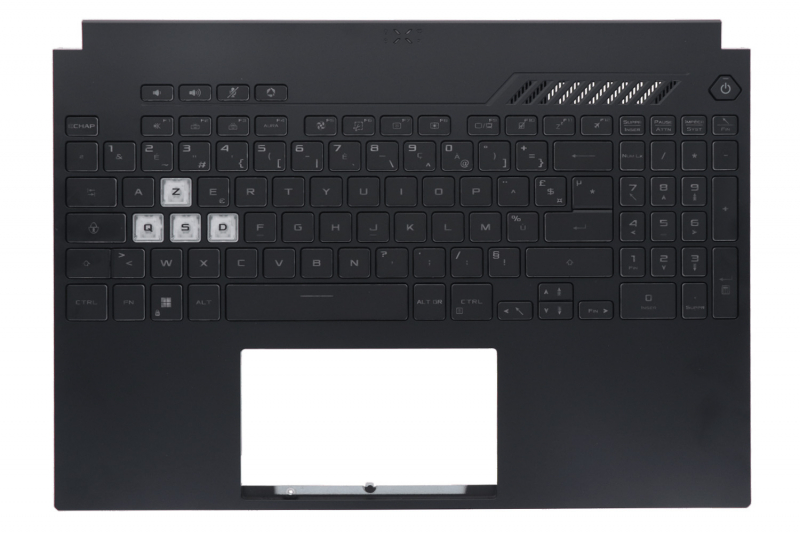 Black backlit replacement keyboard for TUF Gaming Asus