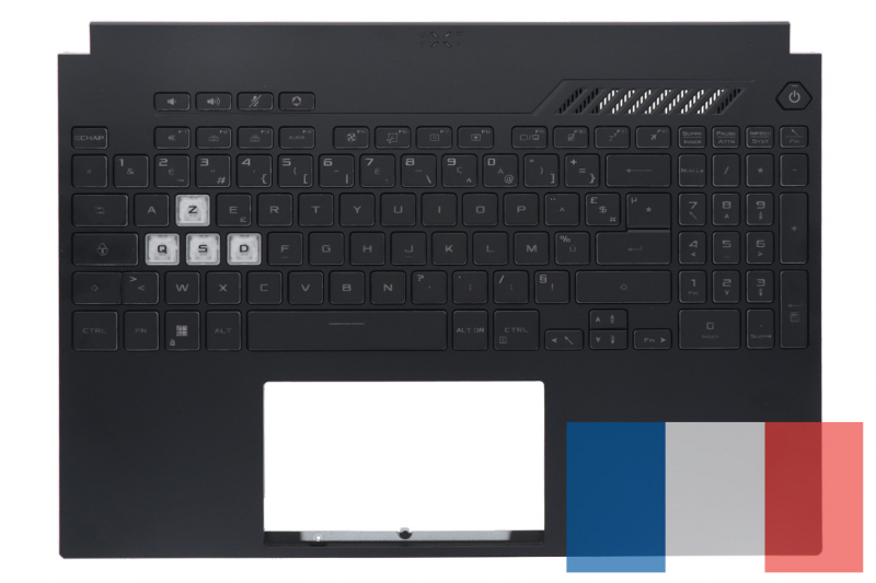 Black backlit replacement keyboard for TUF Gaming Asus