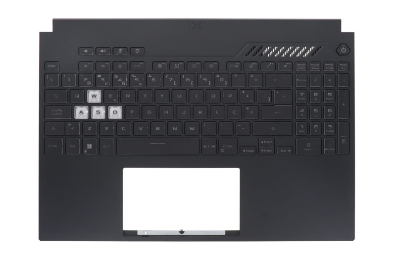 Asus TUF Gaming Portuguese Black Backlit Keyboard