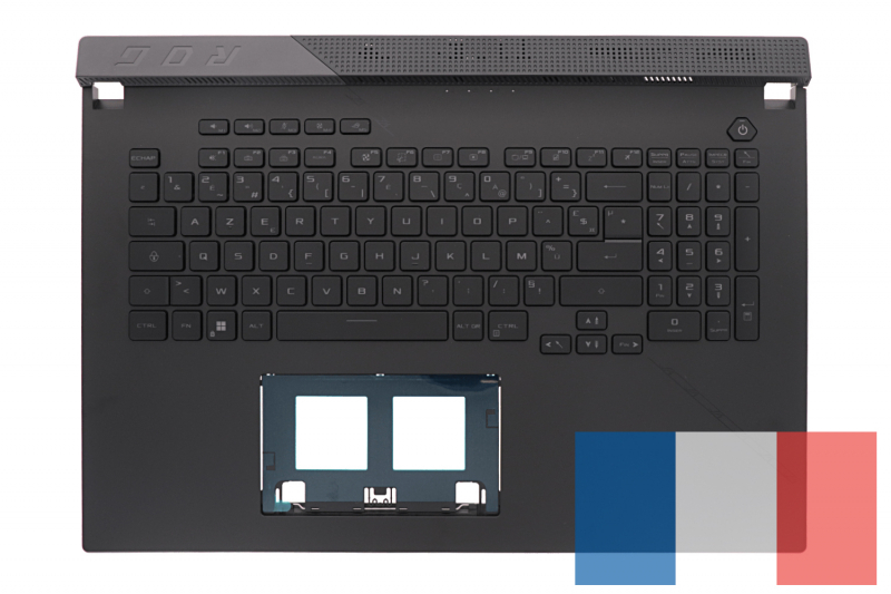 Asus Black Backlit Keyboard French - Official Model