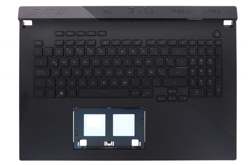 Official ROG Strix Scar 17 Black QWERTY Backlit Keyboard