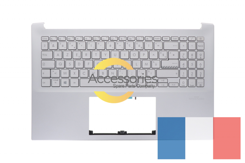 Asus VivoBook Silver Backlit French Keyboard