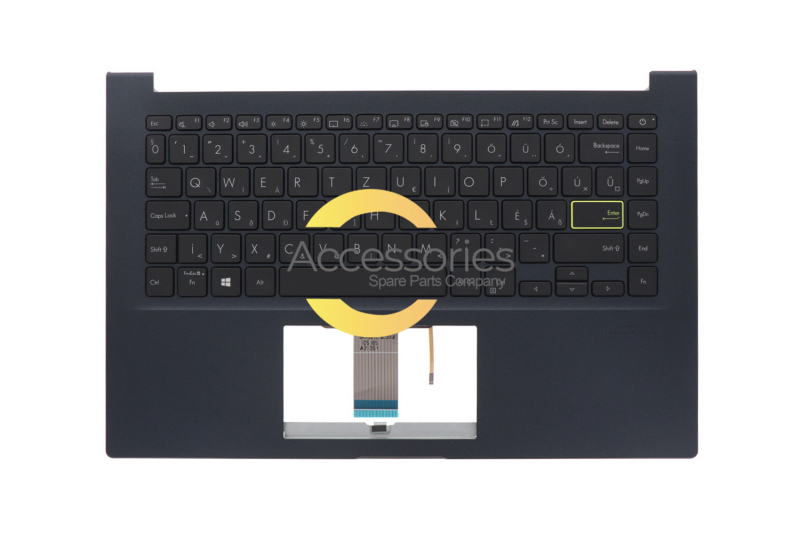Asus VivoBook Hungarian blue backlit keyboard