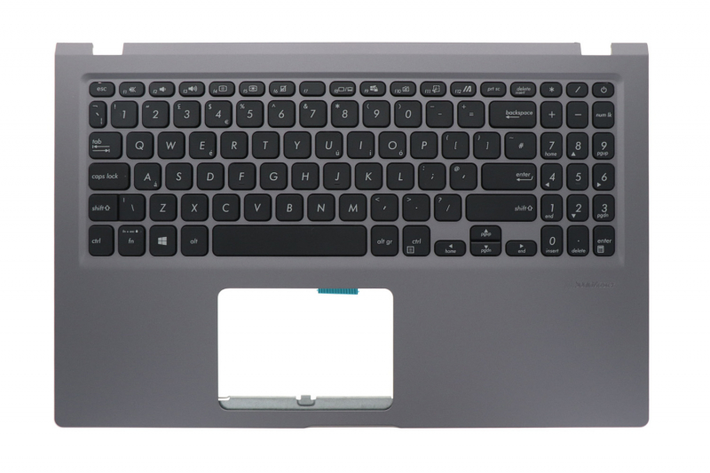 Asus Vivobook English Keyboard Gray QWERTY