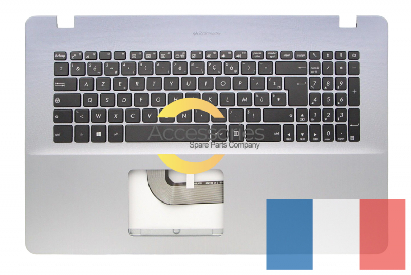 Asus VivoBook silver French Keyboard