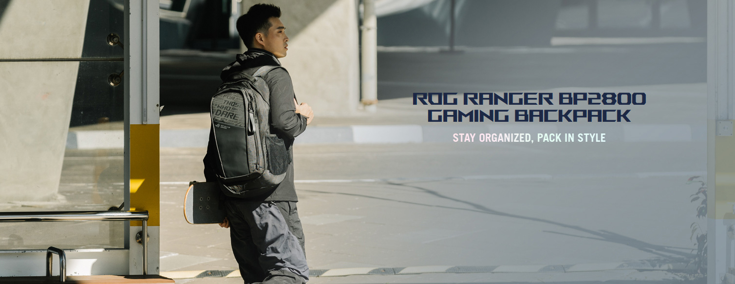 ROG Ranger BP2800 Backpack – The perfect blend of style, comfort, and durability