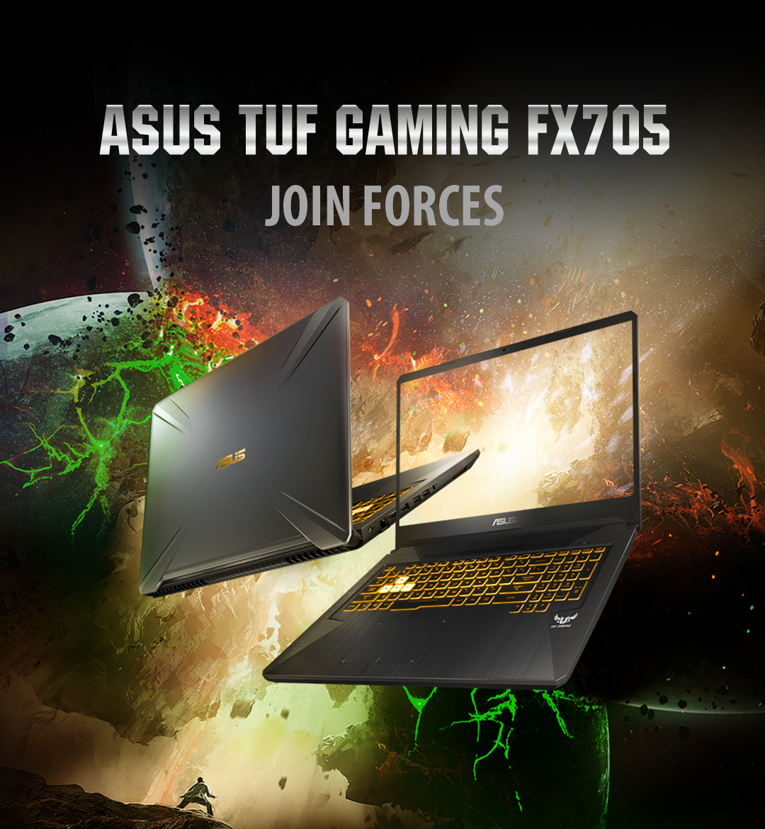 ASUS TUF Gaming FX705DT laptop display