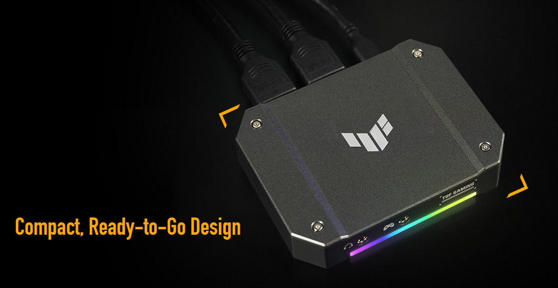 Compact, ready-to-go design