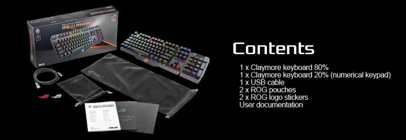 CLAYMORE keyboard