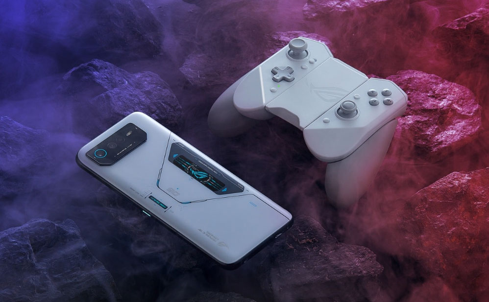 Gamepad Asus ROG Kunai 3 Moonlight White pour ROG Phone 6