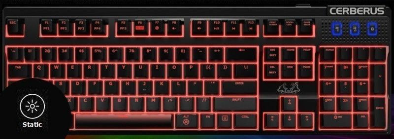 ROG backlight Cerberus keyboard