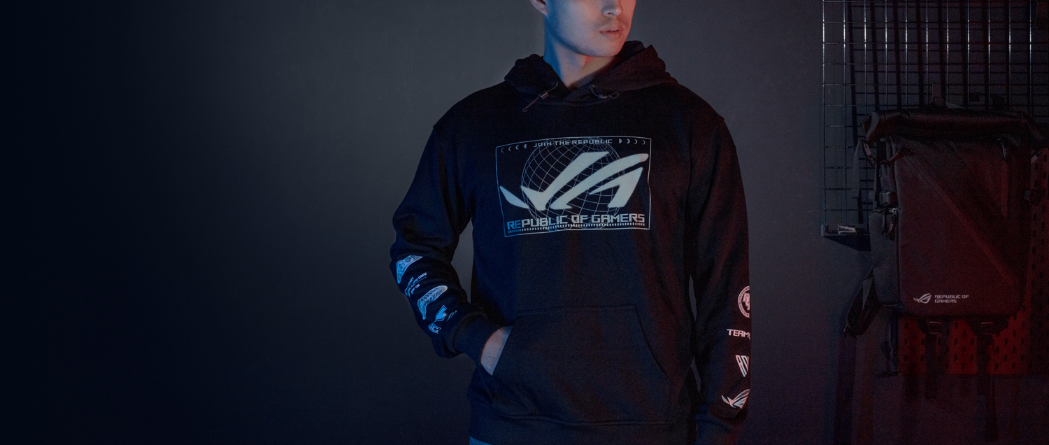 ROG Cosmic Lit Hoodie L