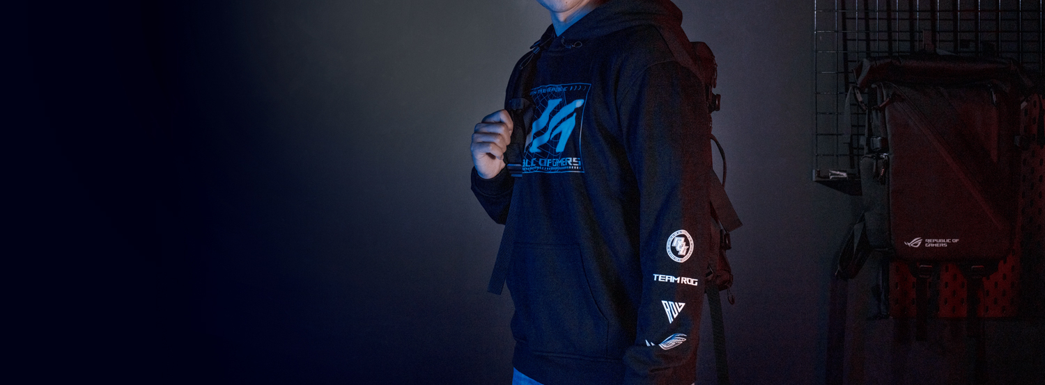 ROG Cosmic Lit Hoodie L