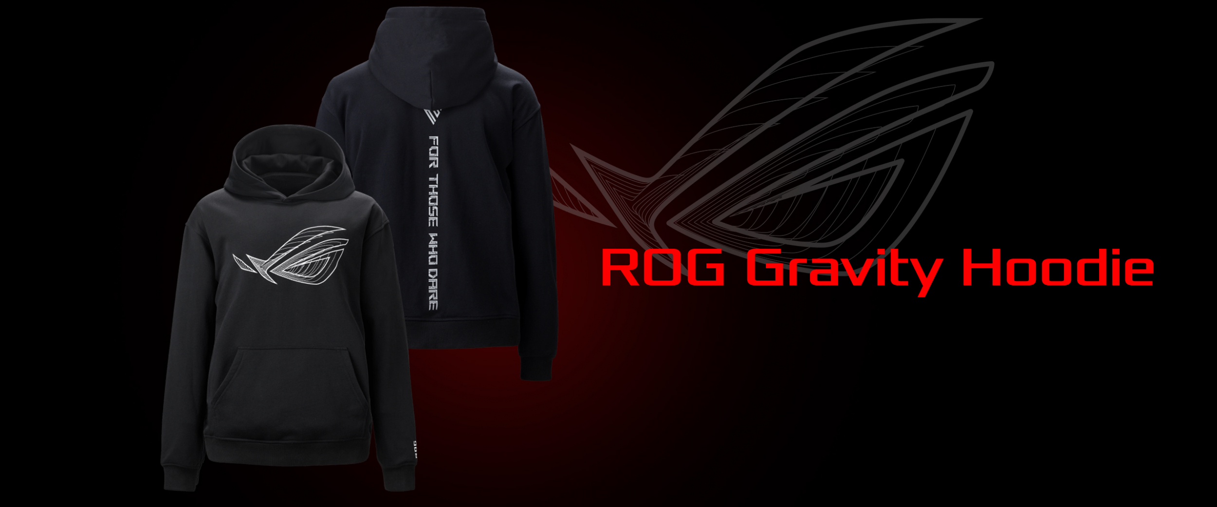 ROG Gravity Hoodie Black L
