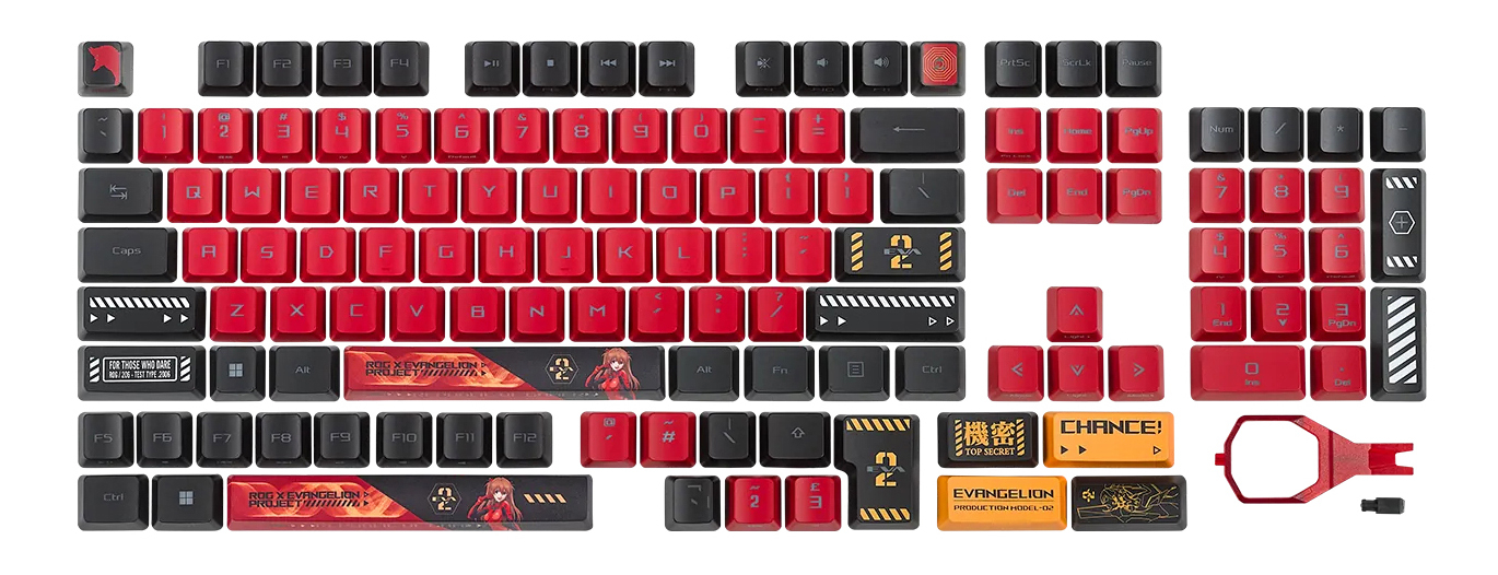 ASUS ROG EVA-02 Edition Keyboard Keys