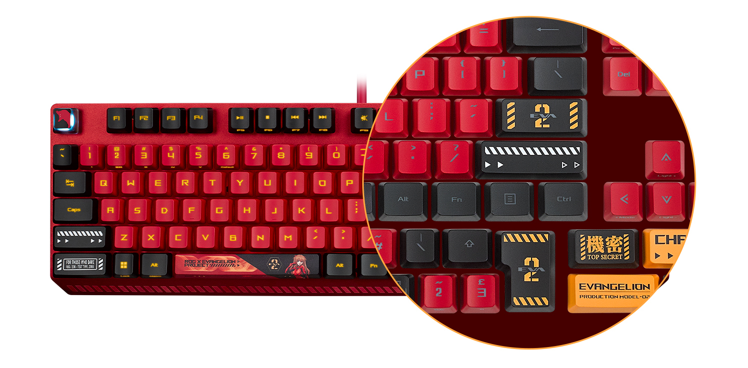 ASUS ROG EVA-02 Edition Keyboard Keys