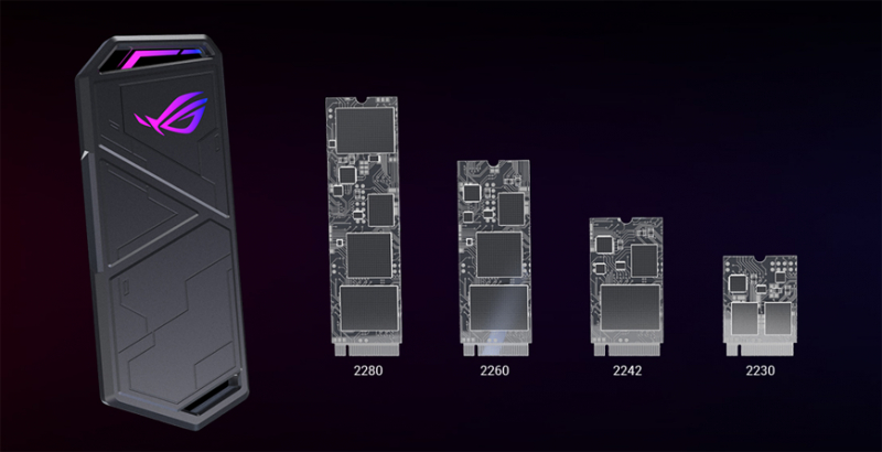 ROG Strix Arion's NVMe M.2 SSD Enclosure