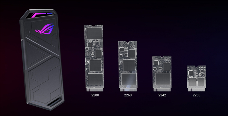 Asus Boîtier SSD M.2 NVMe ROG Strix Arion