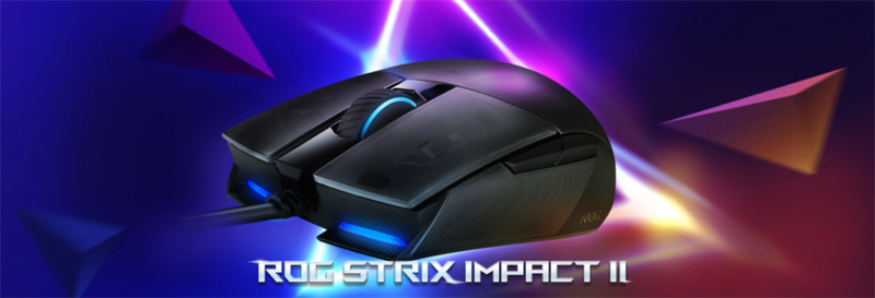 Strix Impact II ambidextrous gaming mouse black