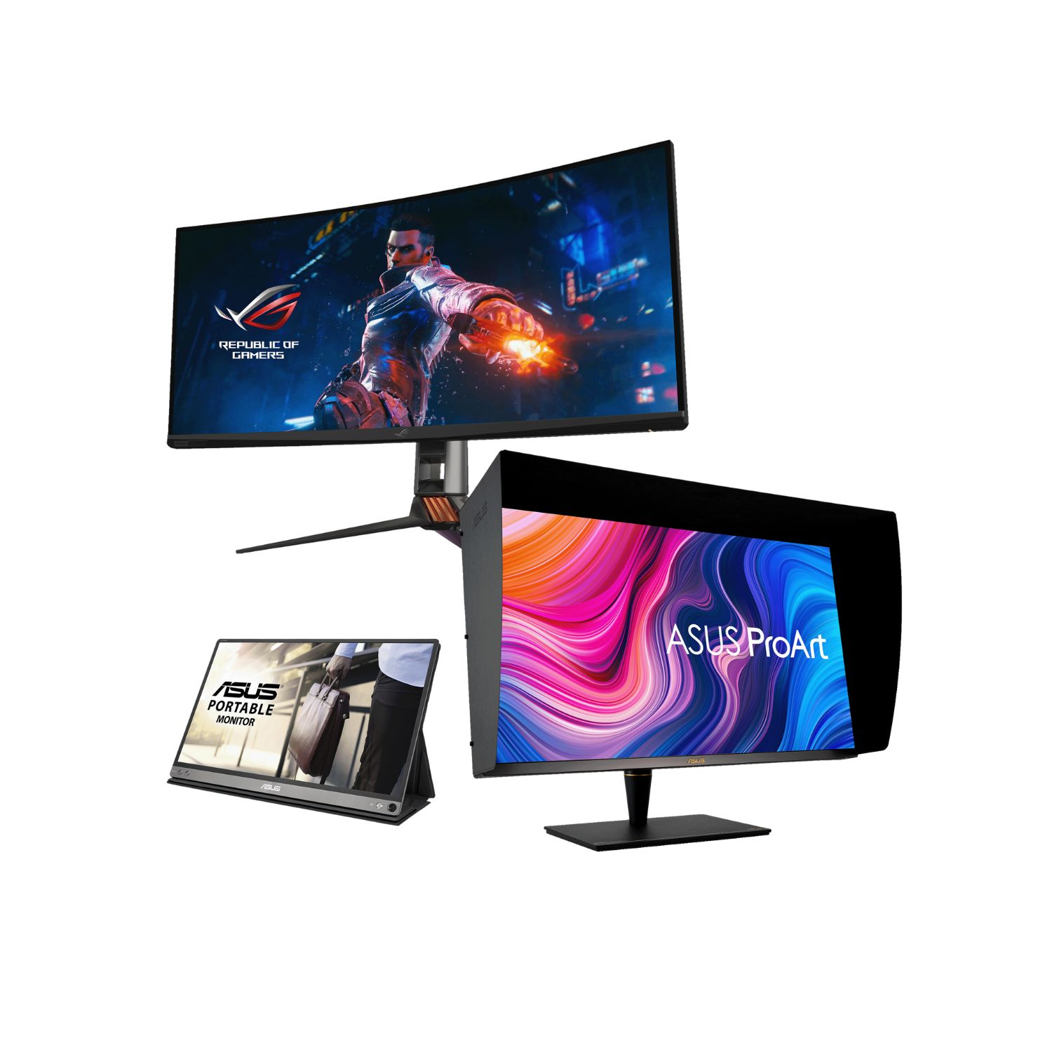 Asus monitor components