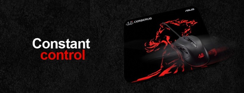 Cerberus Mat Plus Red Gaming Mouse Pad