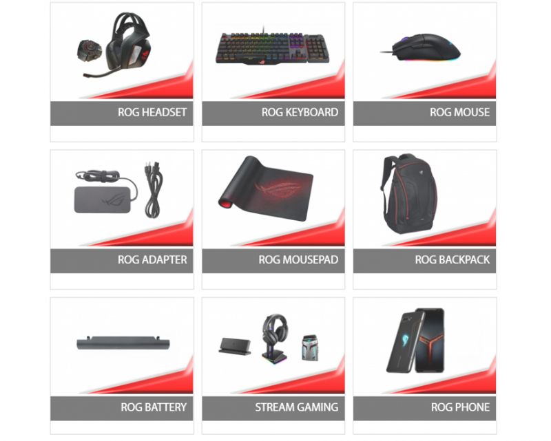 Accesorios Asus ROG